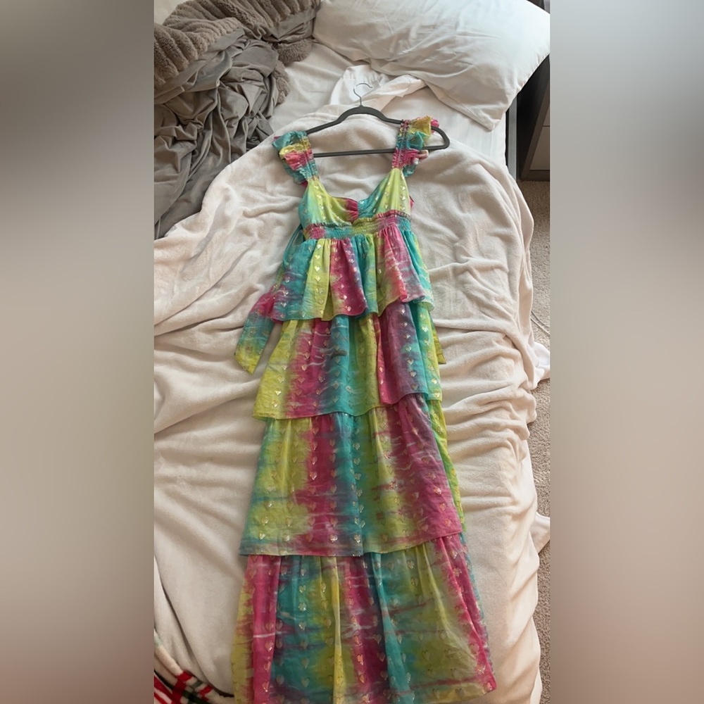 small rainbow maxi dress from boem